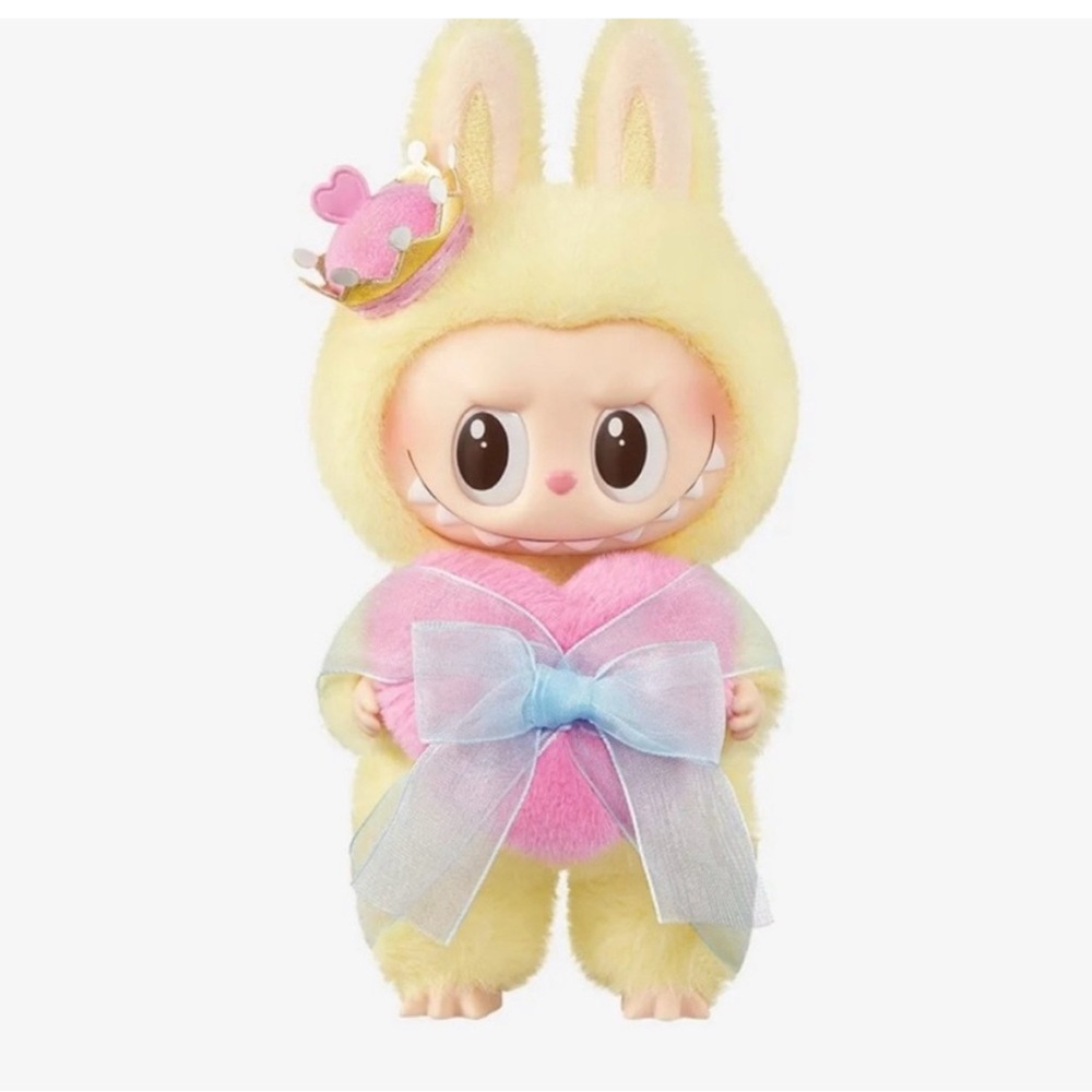 Yellow and Pink Labubu Queen Plush - Picture 2 of 2